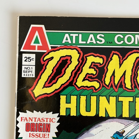 DEMON HUNTER #1 Rich Buckler 1975 Atlas Comics EUC Fantastic Origin Issue - Picture 2 of 6